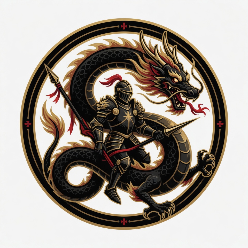龙骑士 Logo